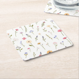 Whispering Wilds Rechteckiger Pappuntersetzer