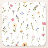 Whispering Wilds Rechteckiger Pappuntersetzer (Vorderseite)