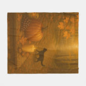 Whisperlight - Amber Forest Path Fleecedecke (Vorderseite (Horizontal))