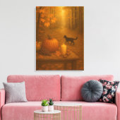 Whisperlight - Herbstwald Leinwanddruck (Insitu (Wohnzimmer))