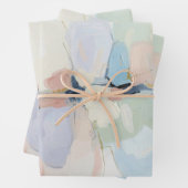 Whispers in Bloom-Abstract Floral Dream Geschenkpapier Set (Beispiel)