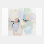 Whispers in Bloom-Abstract Floral Dream Geschenkpapier Set (Vorderseite)