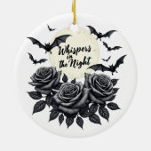 Whispers in the Night - Gothic Full Moon Ornament (Hinten)