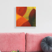 Whispers in the Web Square Color Block Leinwanddruck (Insitu (Wohnzimmer))