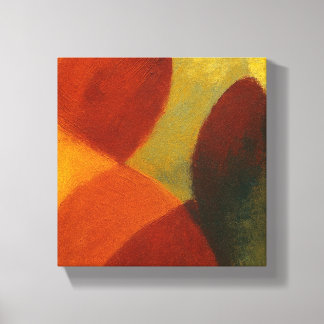 Whispers in the Web Square Color Block Leinwanddruck