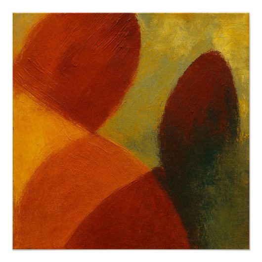 Whispers in the Web Square Color Block Poster (Vorderseite)