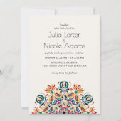 Whispers Lake Swan Lotus Blume Mandala Wedding Einladung (Vorderseite)