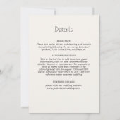 Whispers Lake Swan Lotus Blume Mandala Wedding Einladung (Rückseite)