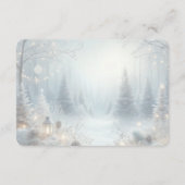 Whispers of a Winter Solstice Wedding Begleitkarte (Rückseite)