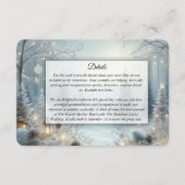 Whispers of a Winter Solstice Wedding Begleitkarte (Vorderseite)