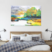 Whispers Of Autumn, Landscape Art, Leinwanddruck (Insitu (Schlafzimmer))