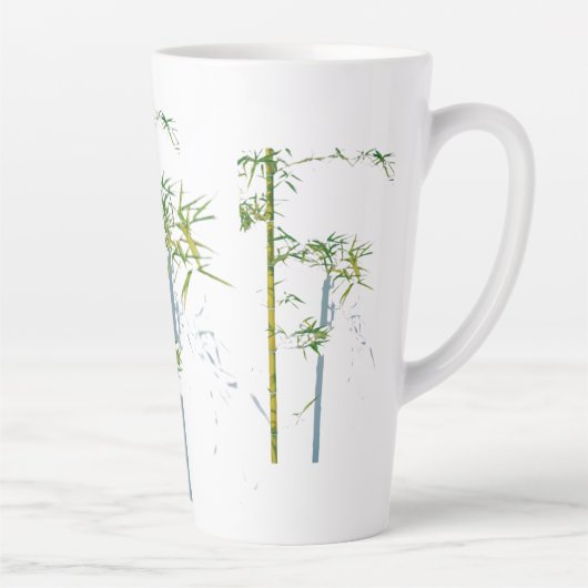 Whispers of Bamboo, Fractured Growth, Silent Stems Milchtasse (Rechts)