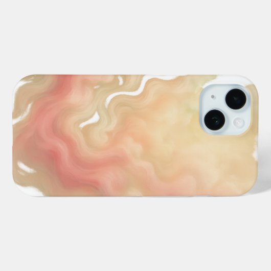 Whispers of Dawn Elegant Pastel Flow Case-Mate iPhone Hülle (Rückseite (Horizontal))