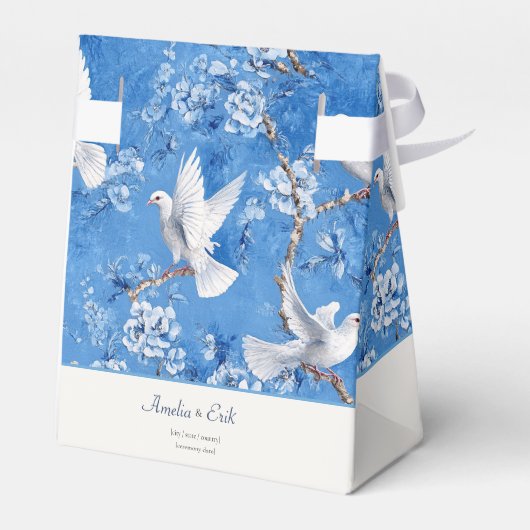 Whispers of Doves, Blue Botanical, Geschenkschachtel (Rückseite)
