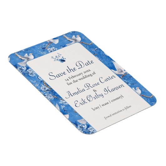 Whispers of Doves, Save the Date Magnet (Rechte Seite)