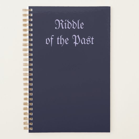 Whispers of Forgotten Shadows: Past’s Riddle Planer (Vorderseite)