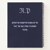 Whispers of Forgotten Shadows – Riddle of the Past Notizblock (Rückseite)