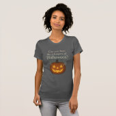 Whispers of Halloween Glowing Pumpkin Art T-Shirt (Vorne ganz)