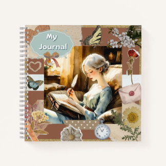 Whispers of Ink Spiral Notebook Notizblock
