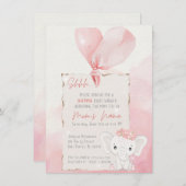 "Whispers of Joy": Eine Überraschungsdusche erwart Einladung (Vorne/Hinten)