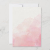 "Whispers of Joy": Eine Überraschungsdusche erwart Einladung (Rückseite)