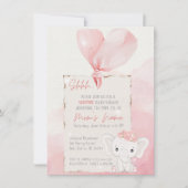 "Whispers of Joy": Eine Überraschungsdusche erwart Einladung (Vorderseite)