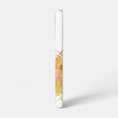 Whispers of Magic: Two Fairy Friends in a Garden Samsung Galaxy Hülle (Linke Seite)