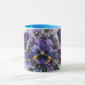 Whispers of Pansies-Ceramic Mug Tasse (Zentrum)