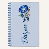 Whispers of Sapphire Dawn Keepsake  Notizblock (Vorderseite)