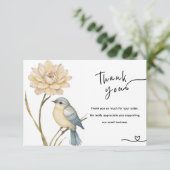 Whispers of Spring Dankeskarte (Stehend Vorderseite)