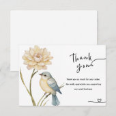 Whispers of Spring Dankeskarte (Vorne/Hinten)