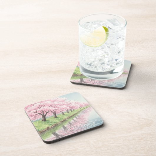 Whispers of Spring Getränkeuntersetzer (Rechte Seite)