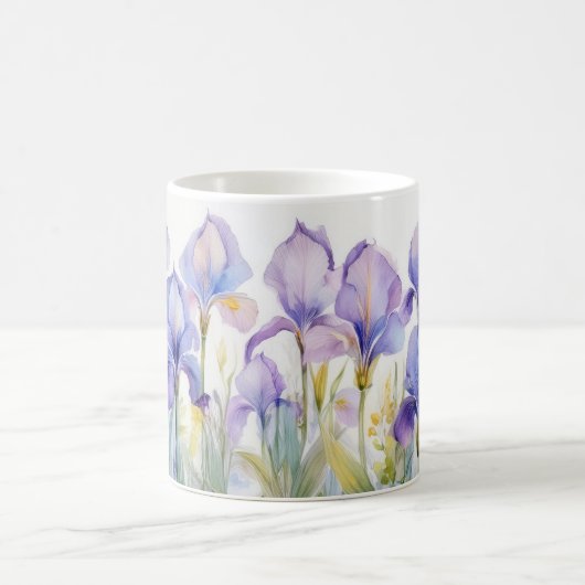 Whispers of Spring – Iris Bloom II Mug Kaffeetasse (Mittel)