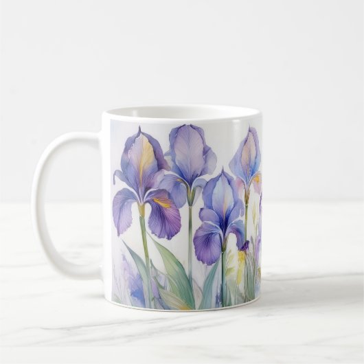 Whispers of Spring – Iris Bloom II Mug Kaffeetasse (Links)