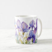 Whispers of Spring – Iris Bloom II Mug Kaffeetasse (VorderseiteRechts)