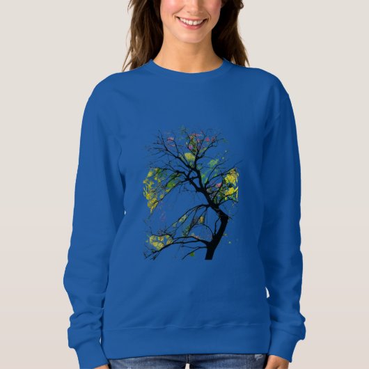 “Whispers of Spring” “The Tree That Dreamed in Col Sweatshirt (Vorderseite)