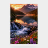 Whispers of the Alpine Sunset Acrylschild (Vorderseite)