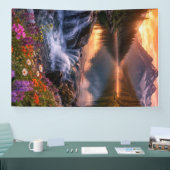 Whispers of the Alpine Sunset Banner (Messe)