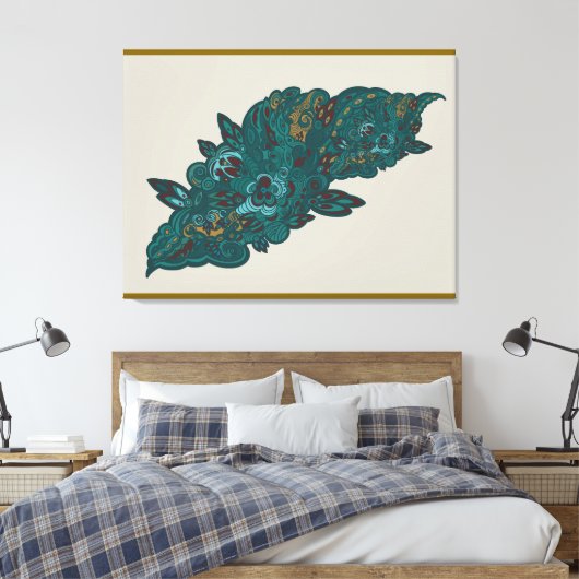 whispers of the Lily Leinwanddruck (Insitu (Schlafzimmer))