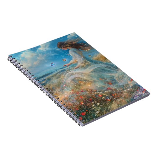 Whispers of the Meadow: Ghoful Journey Notebook Notizblock (Rechte Seite)