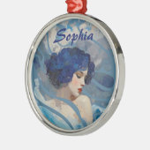 Whispers of the Ocean Goddess Ornament Aus Metall (Links)