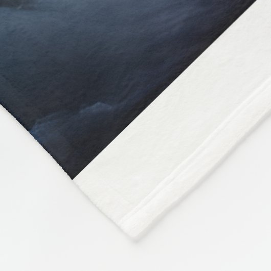 "Whispers of the Storm Abstract Face in the Clouds Fleecedecke (Ecke)