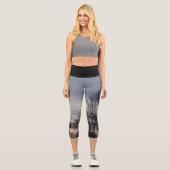 Whispers of Winter Capri Leggings (Vorderseite)
