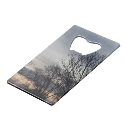 Whispers of Winter Geldbeutel Flaschenöffner (Rückseite Schrägansicht)