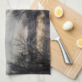 Whispers of Winter Geschirrtuch (Viertel Falte)