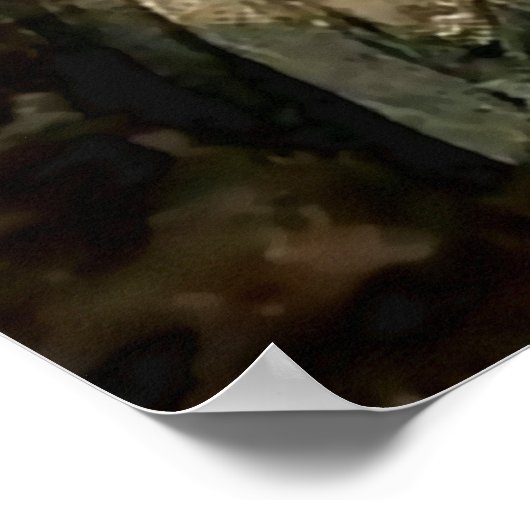 "Whispers on Wind" von Edward Robert Hughes Poster (Ecke)