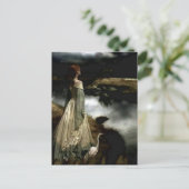 "Whispers on Wind" von Edward Robert Hughes Postkarte (Stehend Vorderseite)