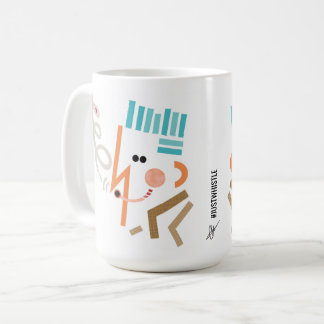 Whistle Illustration Abstrakt Moderne Tasse