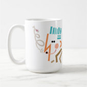 Whistle Illustration Abstrakt Moderne Tasse (Links)