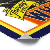 Whistle Orange Soda Pop Advertisement aus den 50er Poster (Ecke)